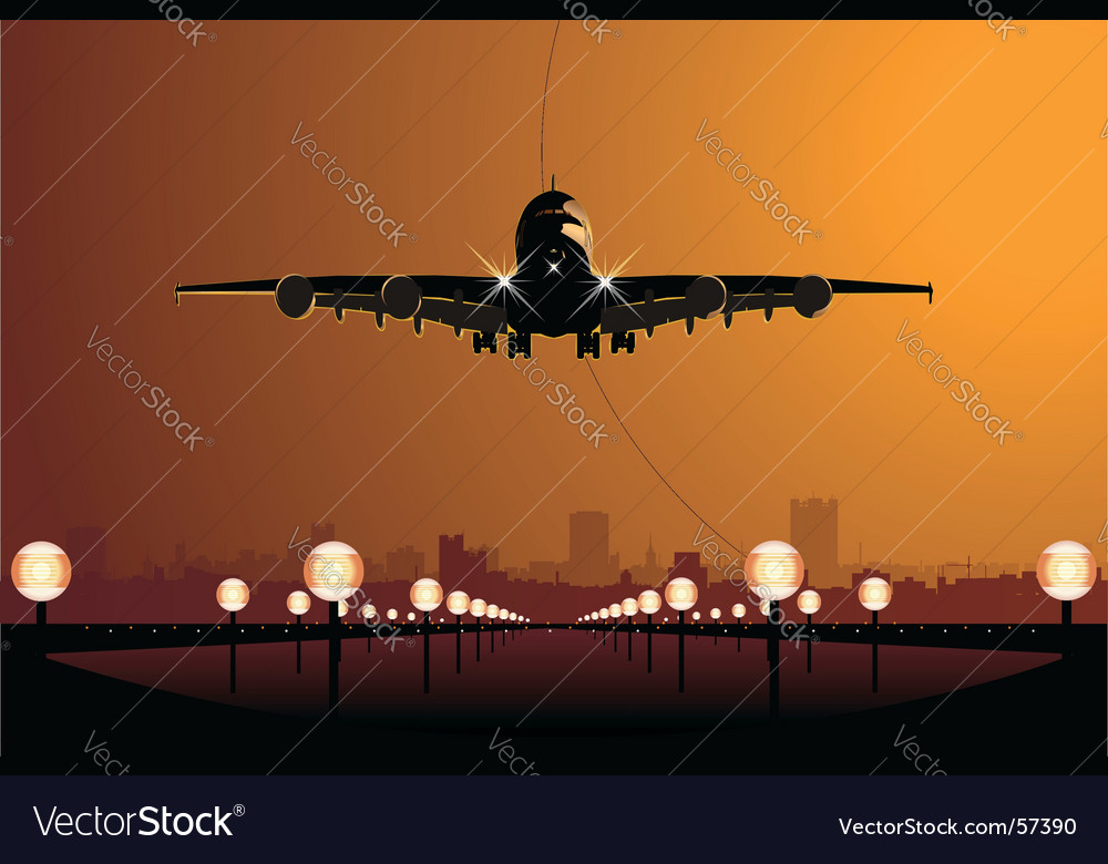 Airbus Royalty Free Vector Image - VectorStock