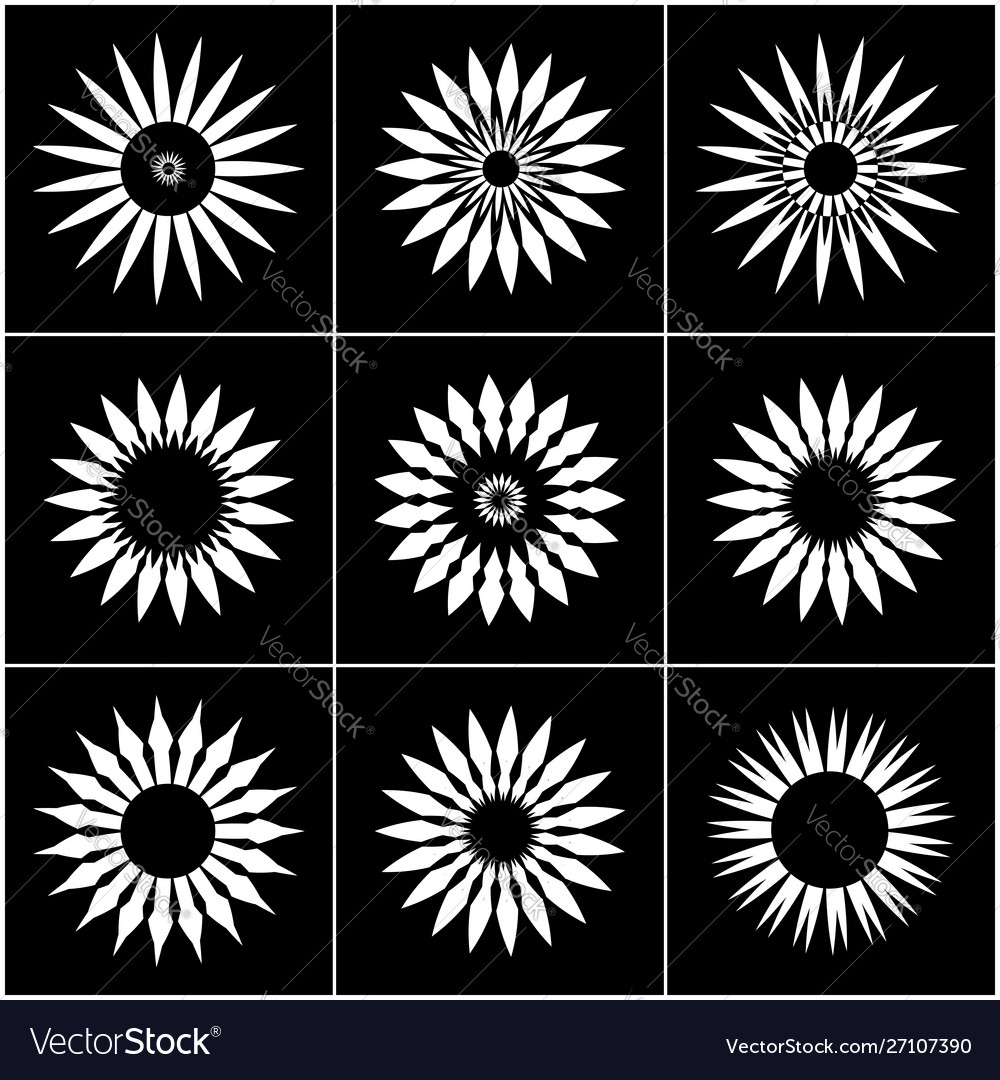 Design elements set vector image Design elements set
