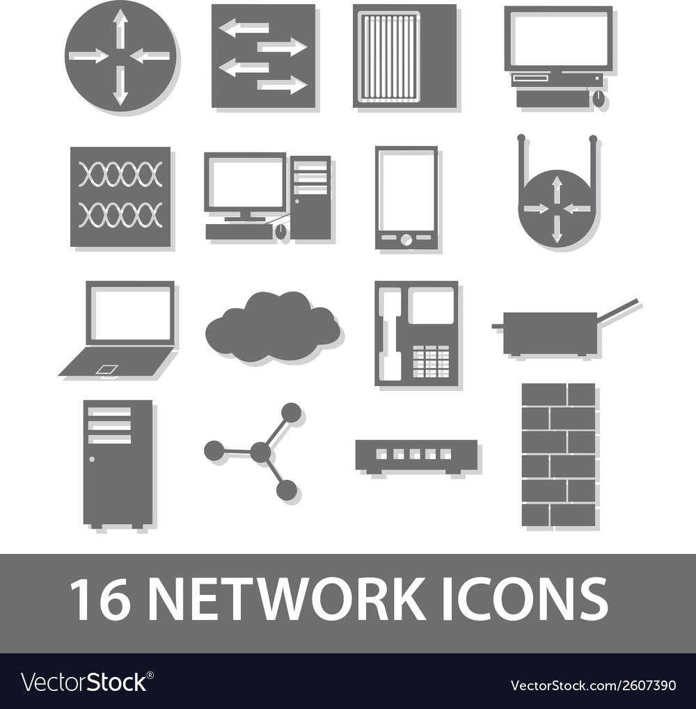 Network icon collection eps10