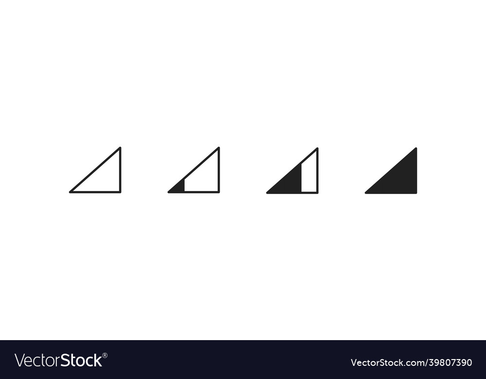 Network simple icon set whireless signal isolated vector image Network simple icon set whireless signal isolated
