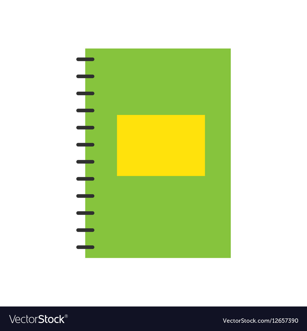 Notepad notebook isolated on white