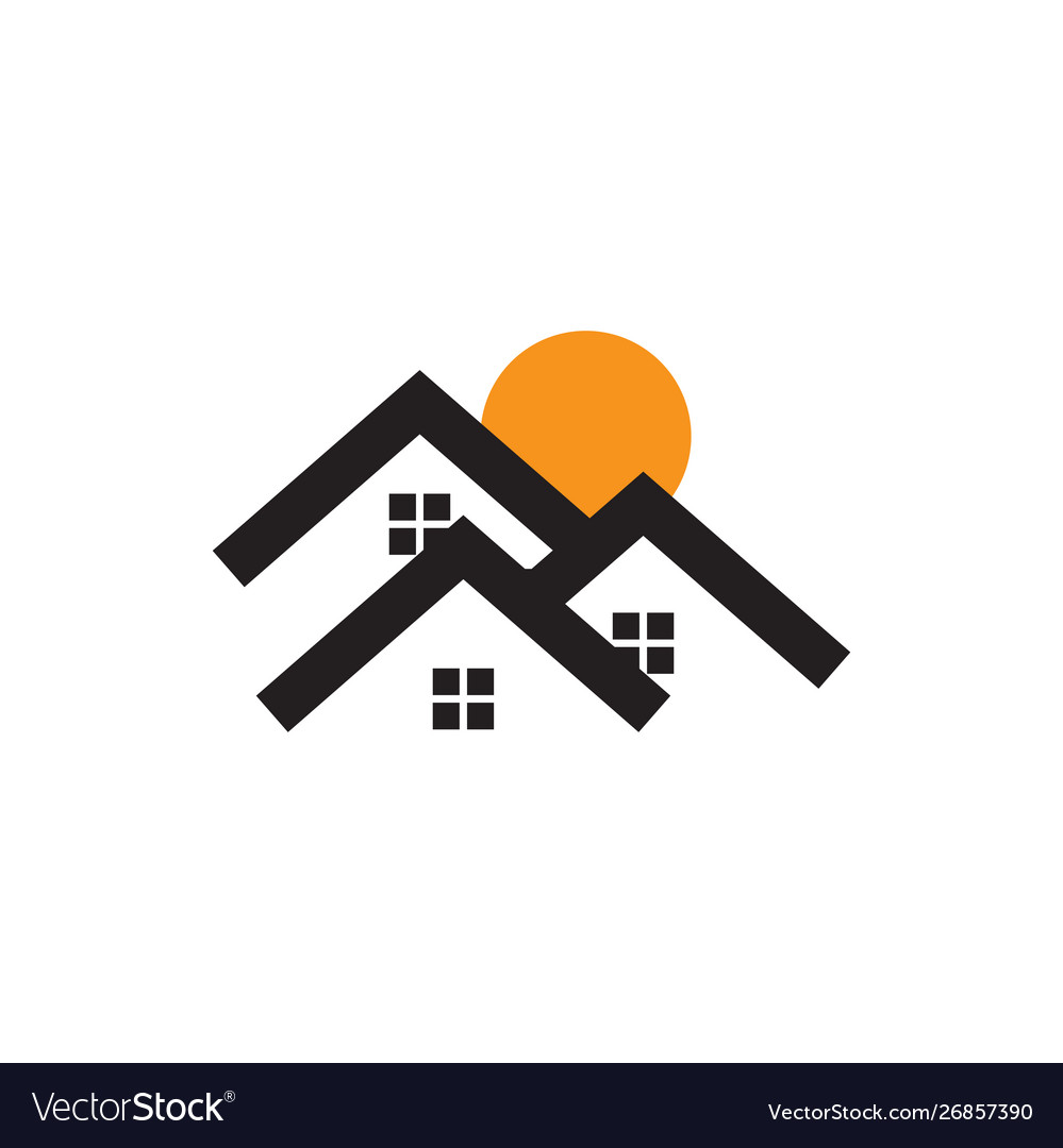 Real estate house graphic design template