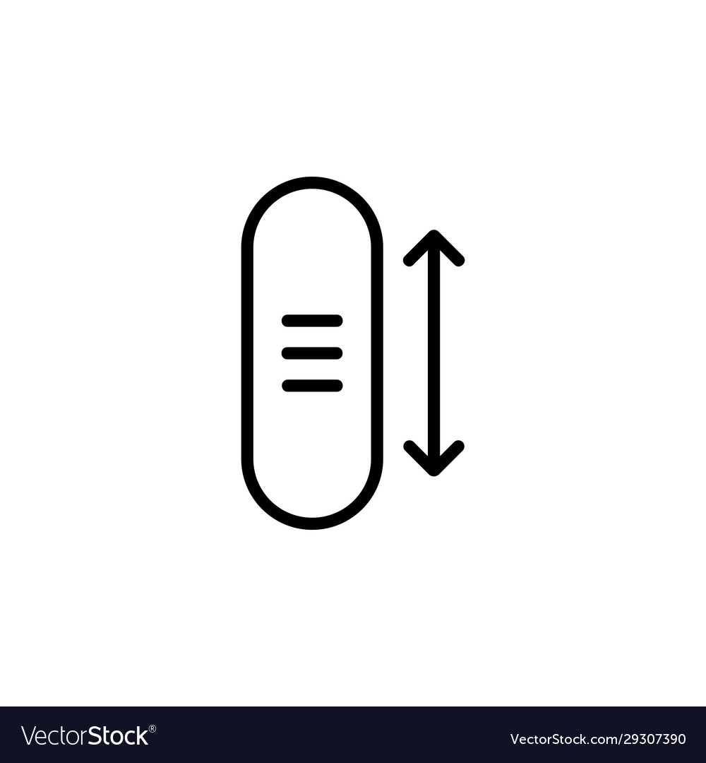 Scroll horizontal icon perfect for application