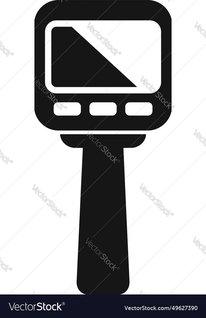 Speed Radar Camera Icon Simple Flash Gun Vector Image