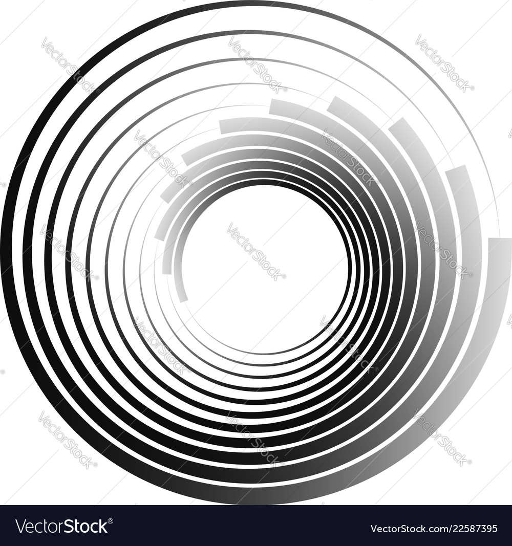 Abstract Concentric Circles