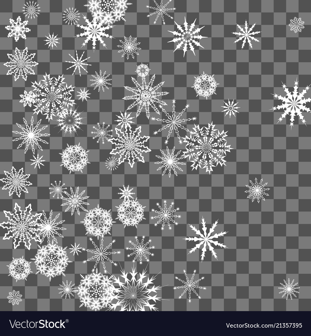 Christmas and new year background with snowflakes