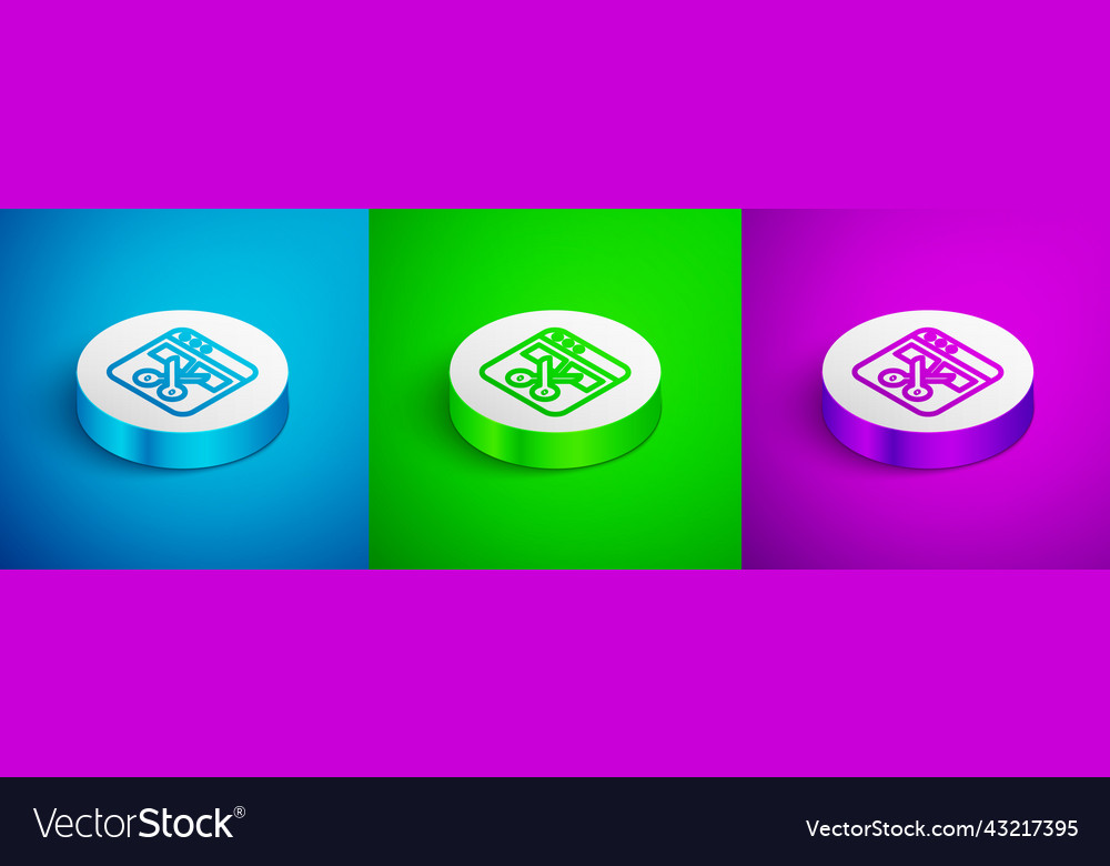 Isometric line video recorder or editor software