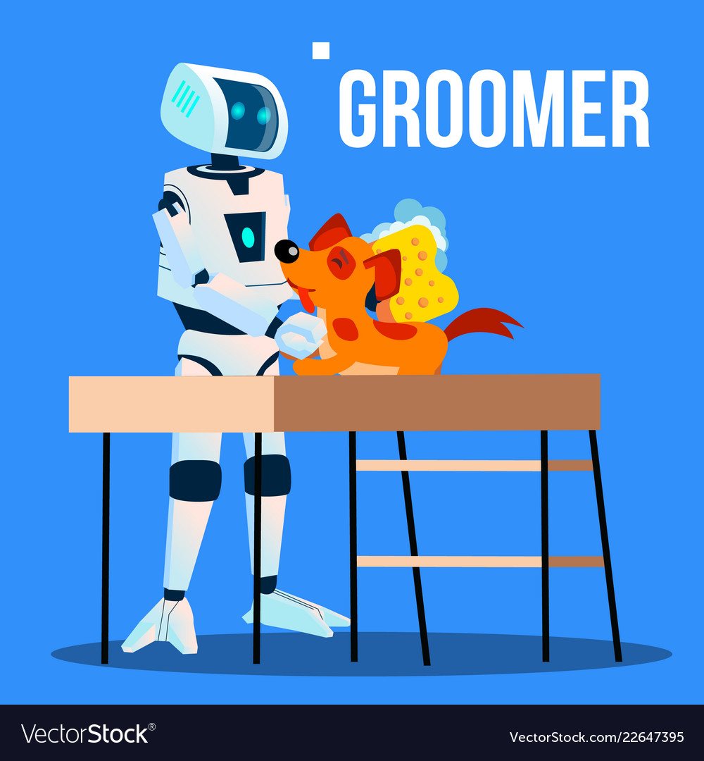 vector robot pet