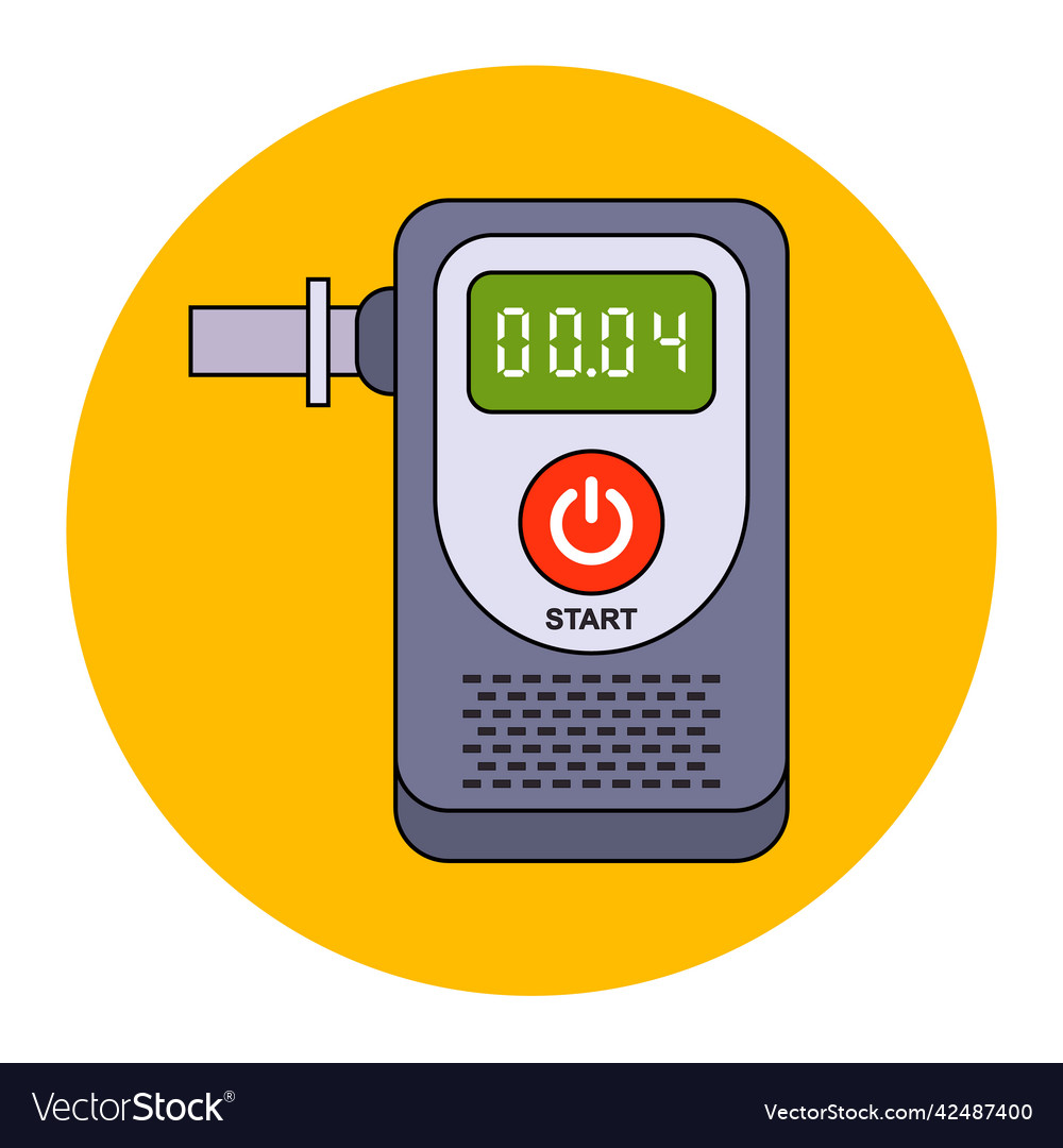 A device for determining the intoxication