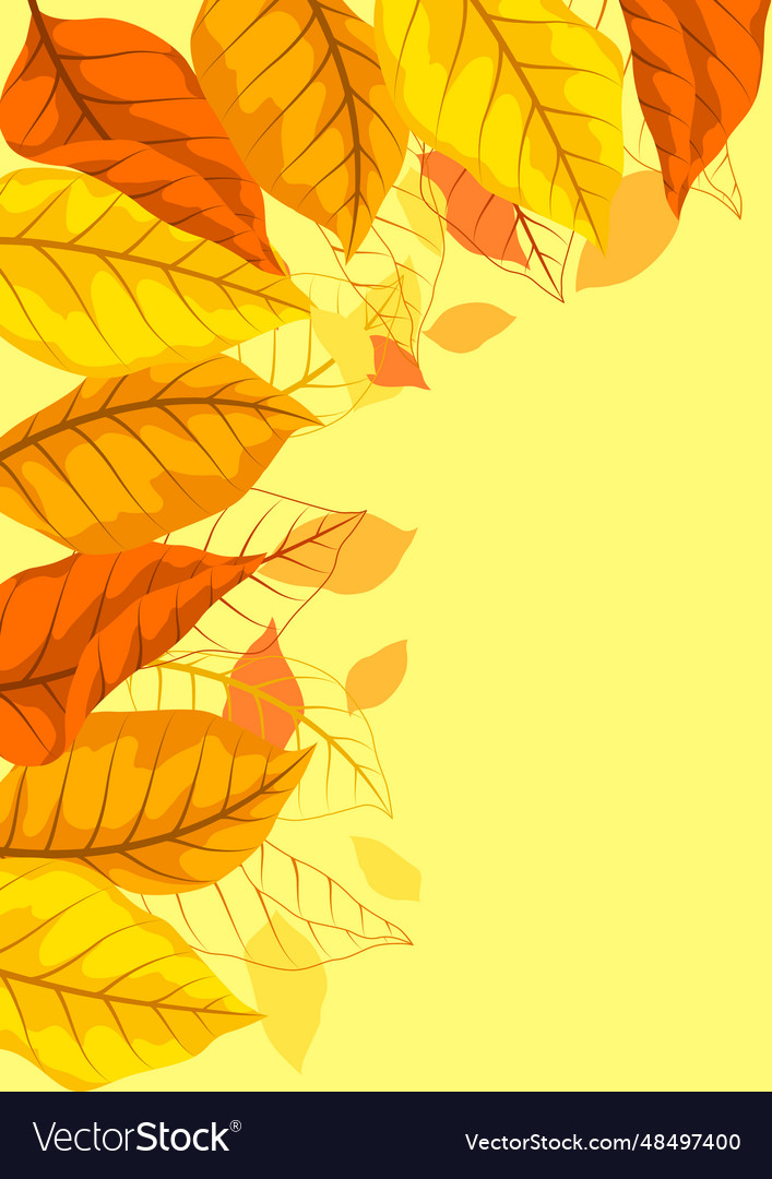 Background with autumn leaves