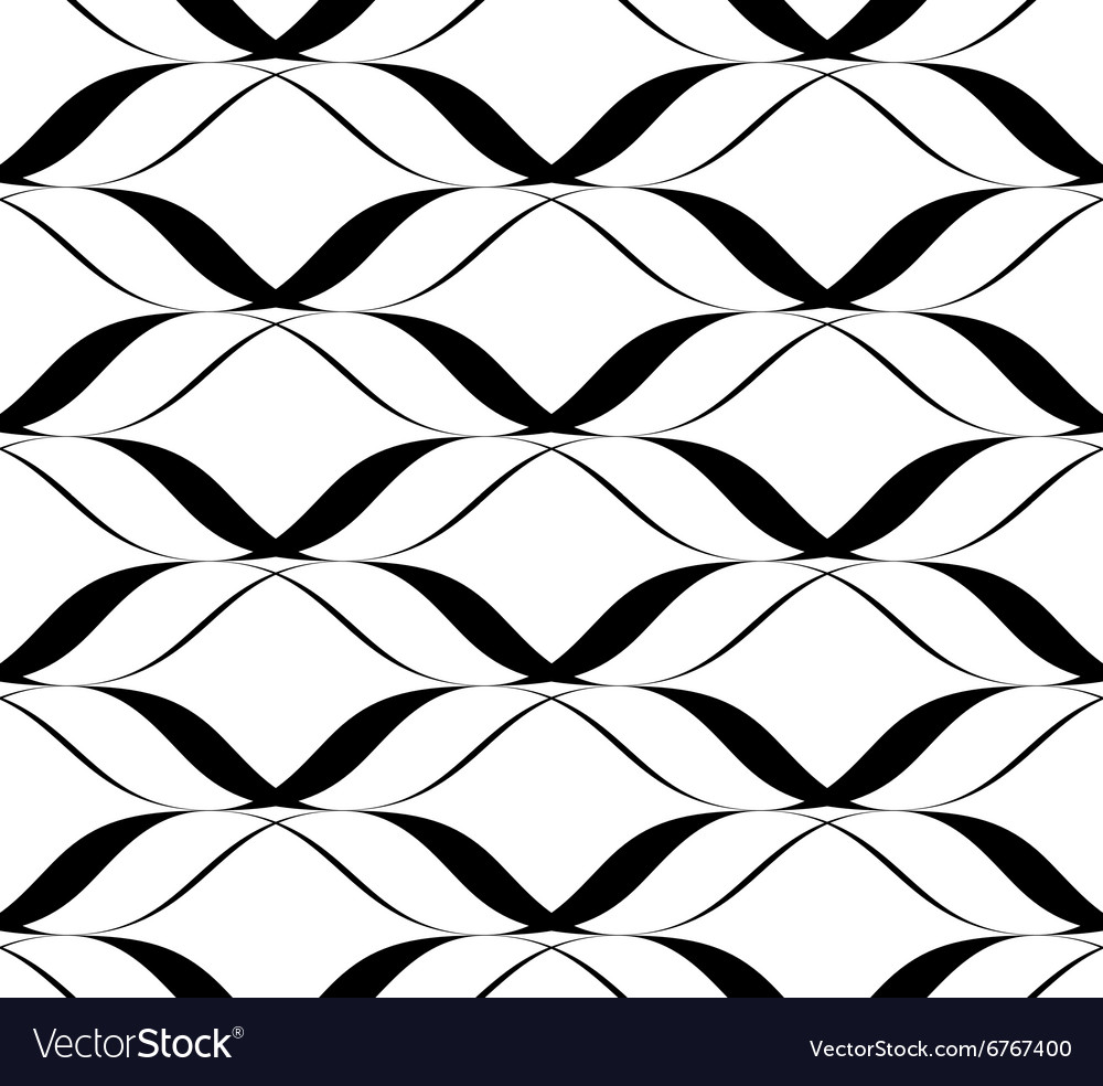 Black and white seamless pattern with stripe line