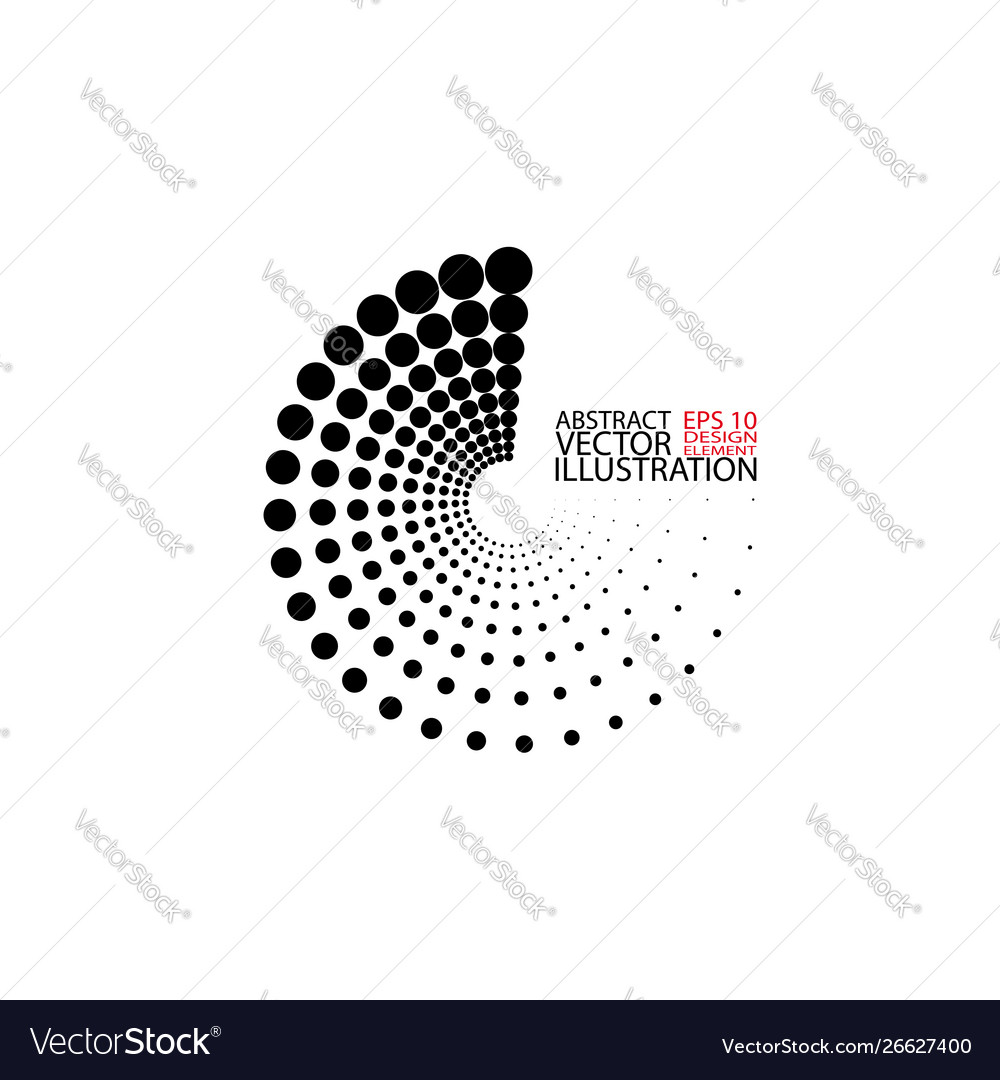Circular abstract design element