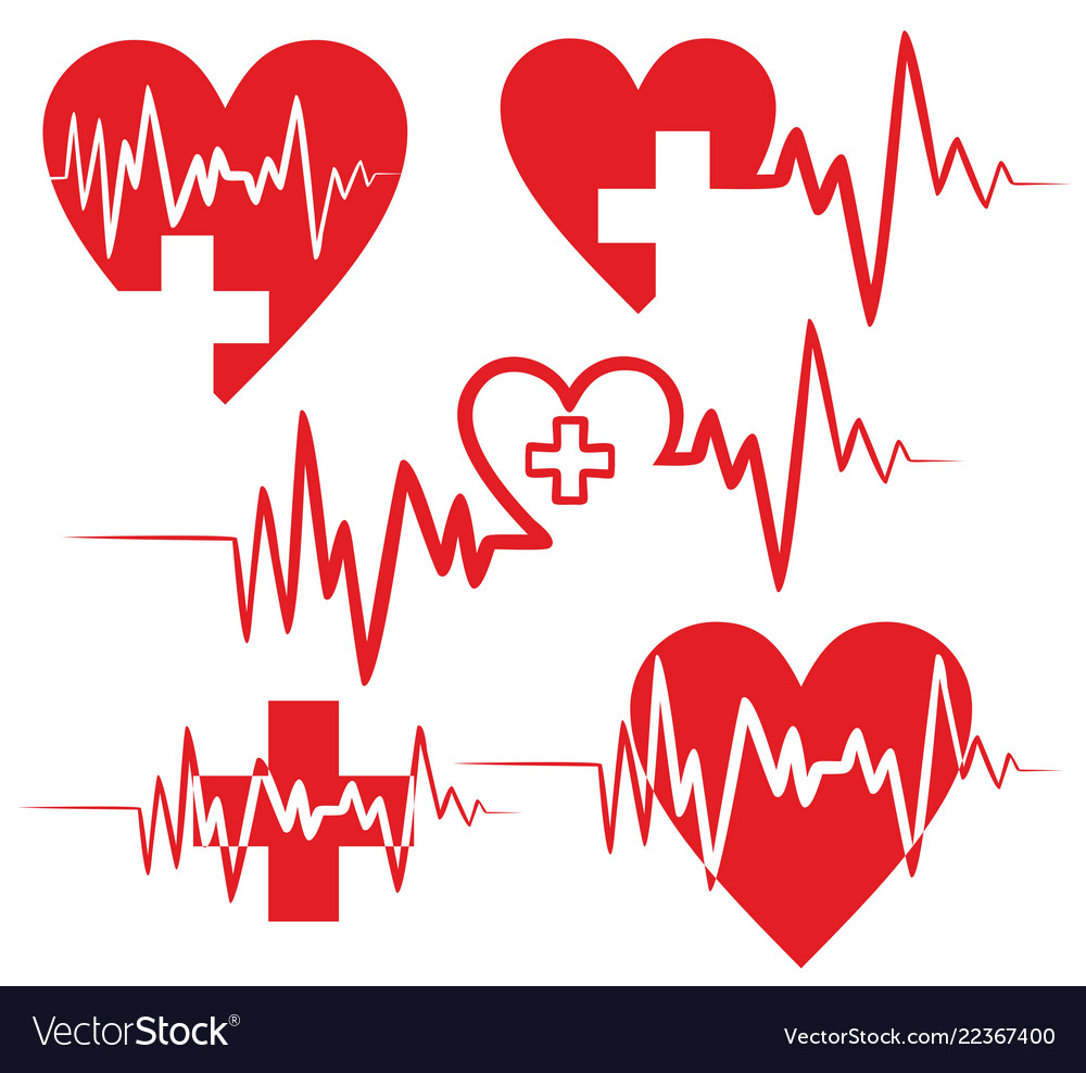 Heart logo with pulse