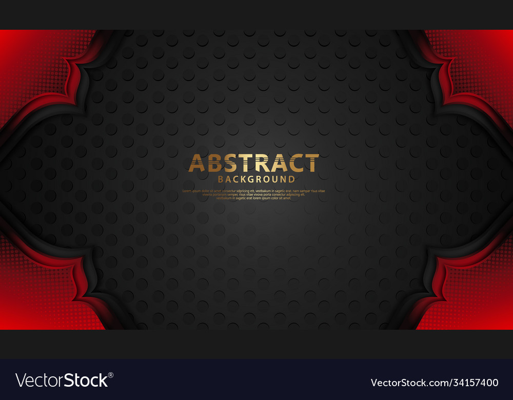 Luxury overlap layers background with lines vector image Luxury overlap layers background with lines