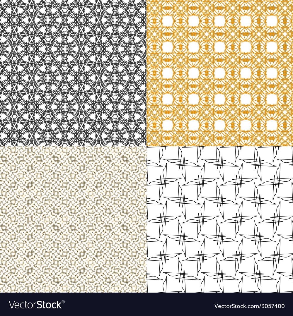 Set of pattern modern stylish texture repeating