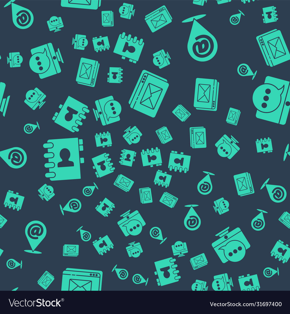 Set website and envelope location mail e vector image Set website and envelope location mail e