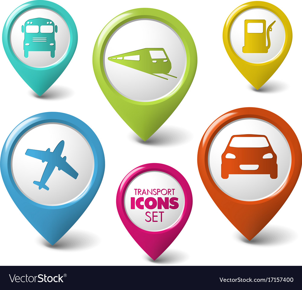 Transport Pointer Icons - Set