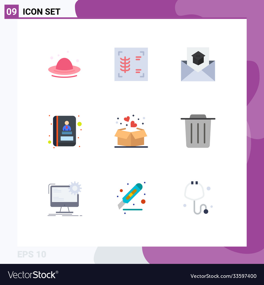 User interface pack 9 basic flat colors