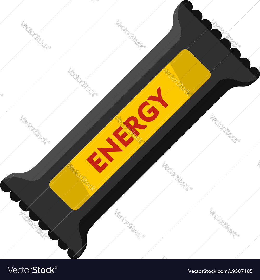 Energy Bar Icon Flat Style Royalty Free Vector Image