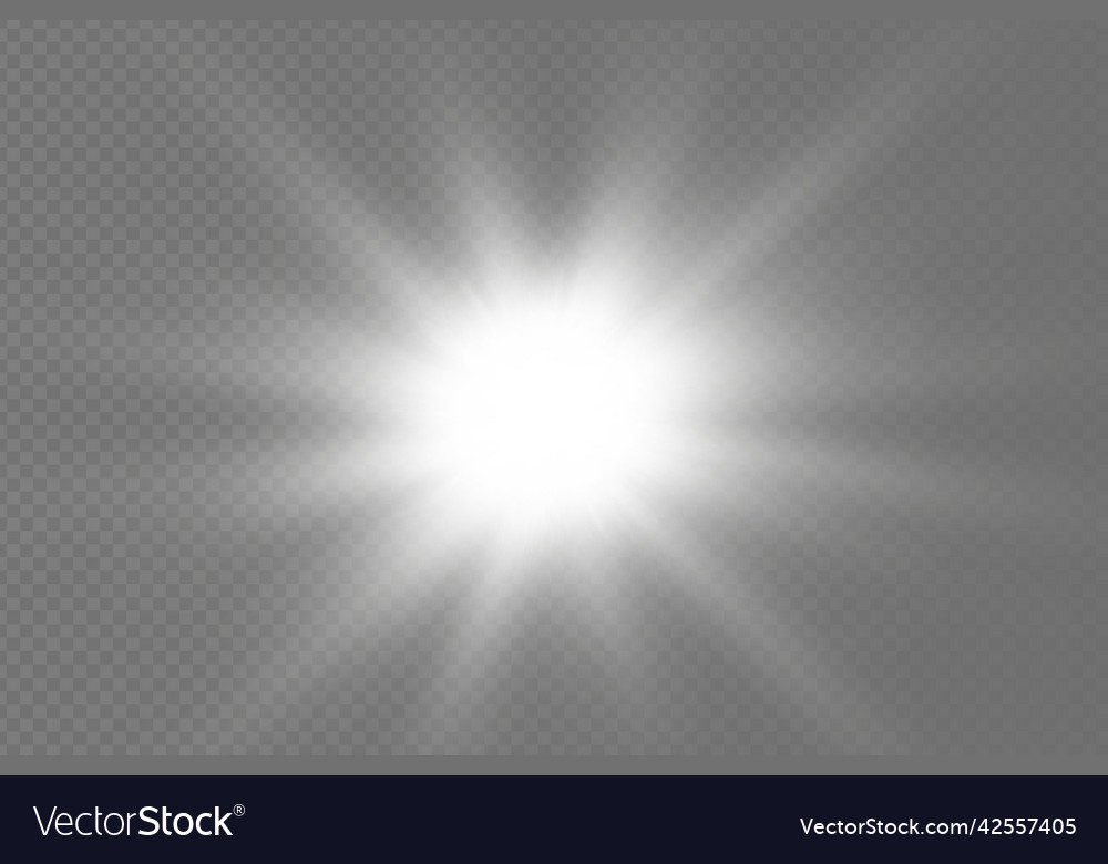 Glow bright light star white sun rays sunshine