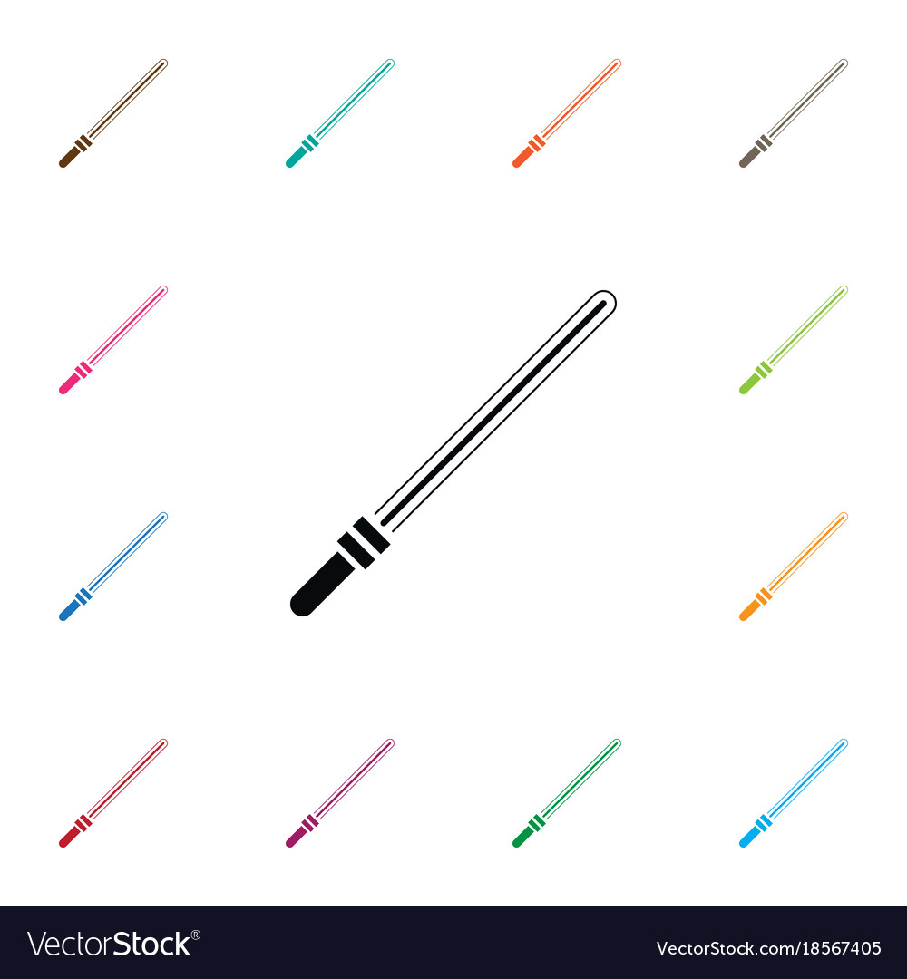 Isolated armored icon dagger element can