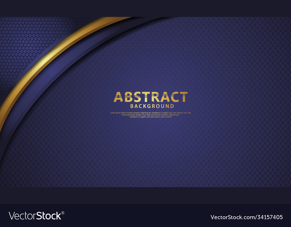 Luxury overlap layers background with lines vector image Luxury overlap layers background with lines