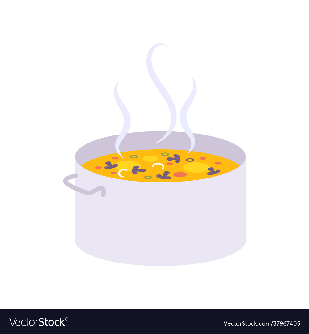 Mushroom soup Royalty Free Vector Image - VectorStock