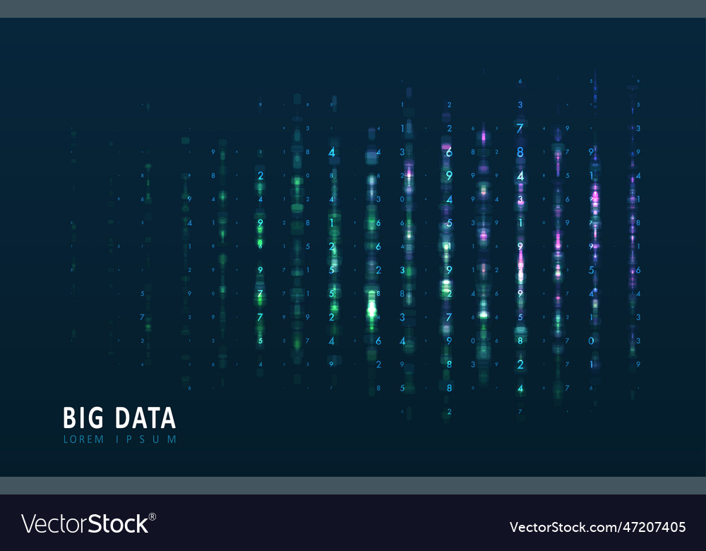 Stream of encoded data vector image Stream of encoded data