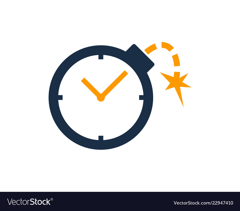 Bomb time logo icon design