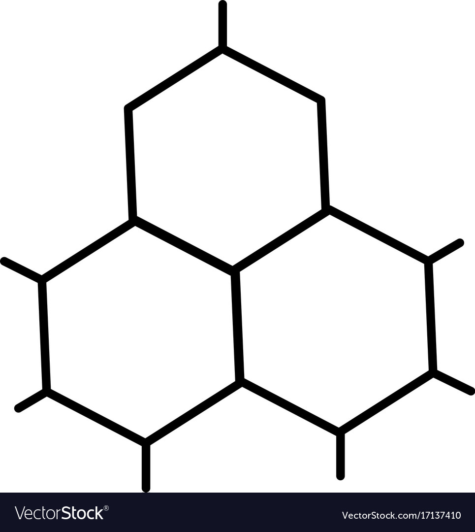 Cell hexagon icon