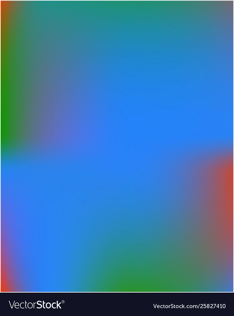 Gradient mesh painted in different colors