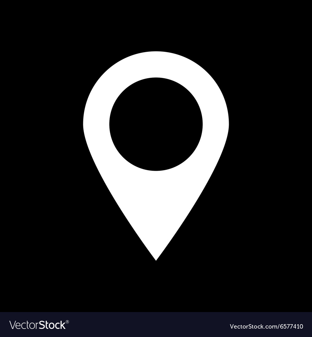 Pointer Symbol Navigation und Ortssymbol