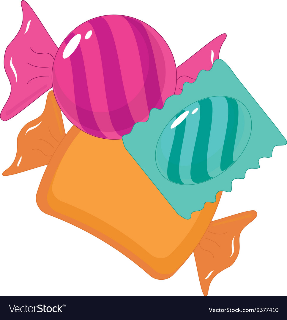 Sugar food design candy icon sweet Royalty Free Vector Image