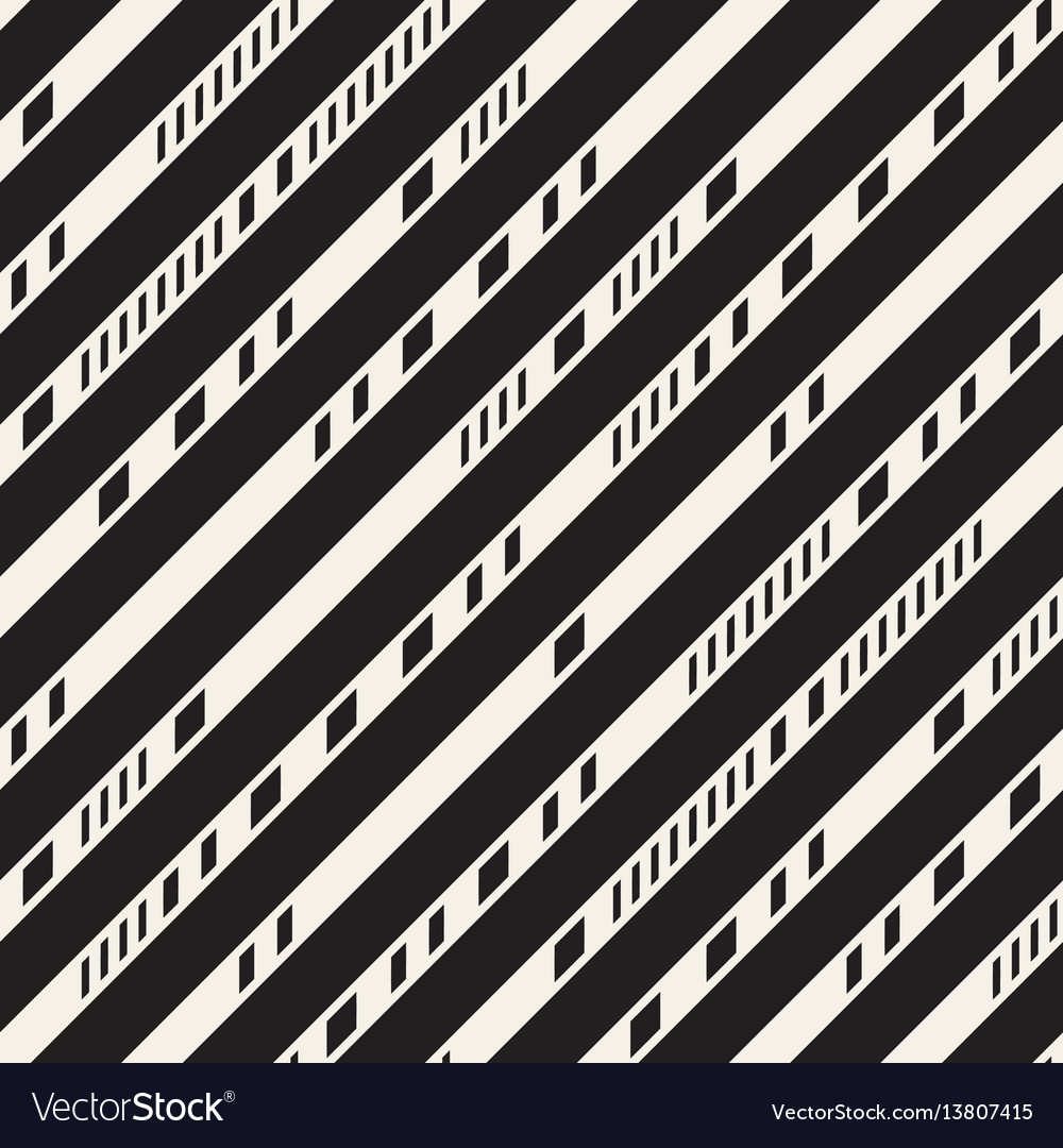 Black and white irregular dashed lines pattern vector image Black and white irregular dashed lines pattern
