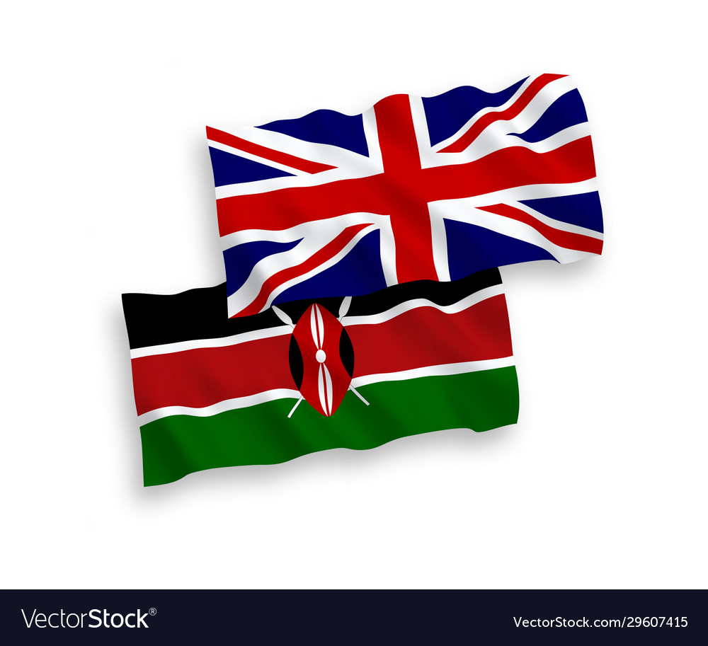 British and Kenyan Flags