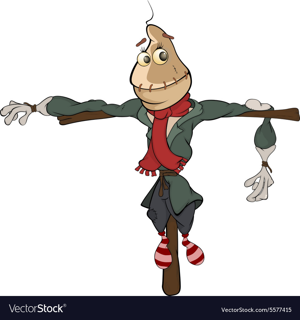 Lustiger Scarecrow Cartoon