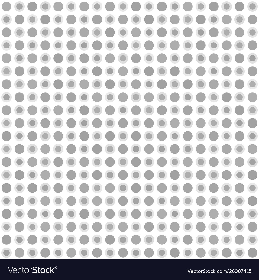 Gray dot pattern with rings seamless background