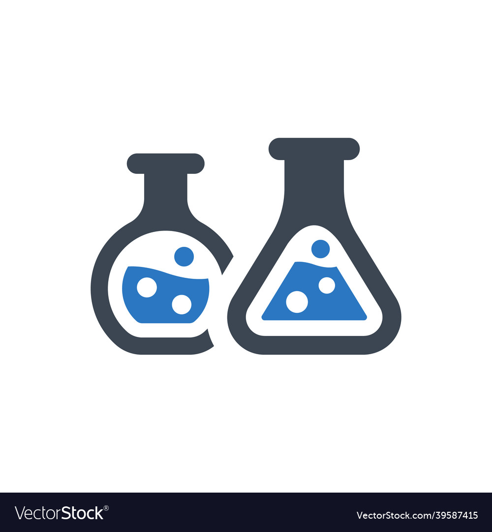 Laboratory flask icon