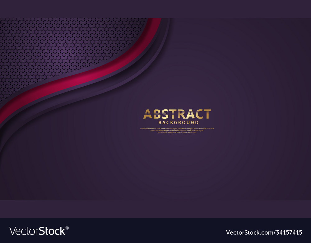 Luxury overlap layers background with lines vector image Luxury overlap layers background with lines