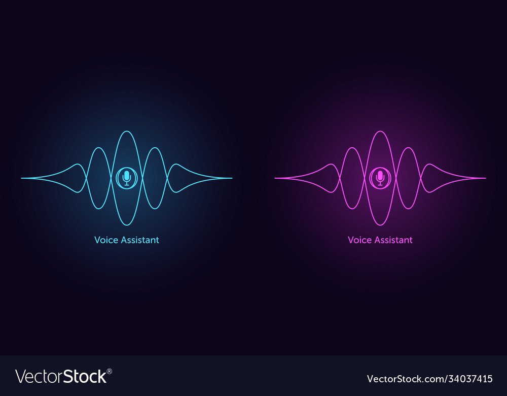 Sound wave shape with microphone for virtual Vector Image Sound wave shape with microphone for virtual