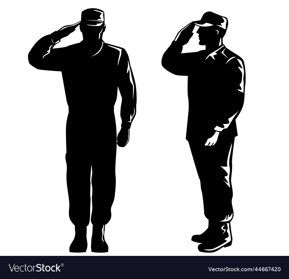 American soldier military serviceman personnel Vector Image