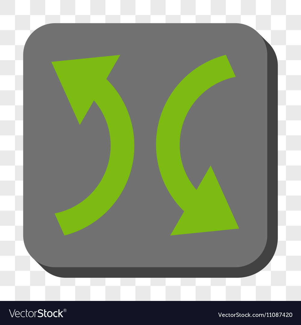 Exchange arrows rounded square button
