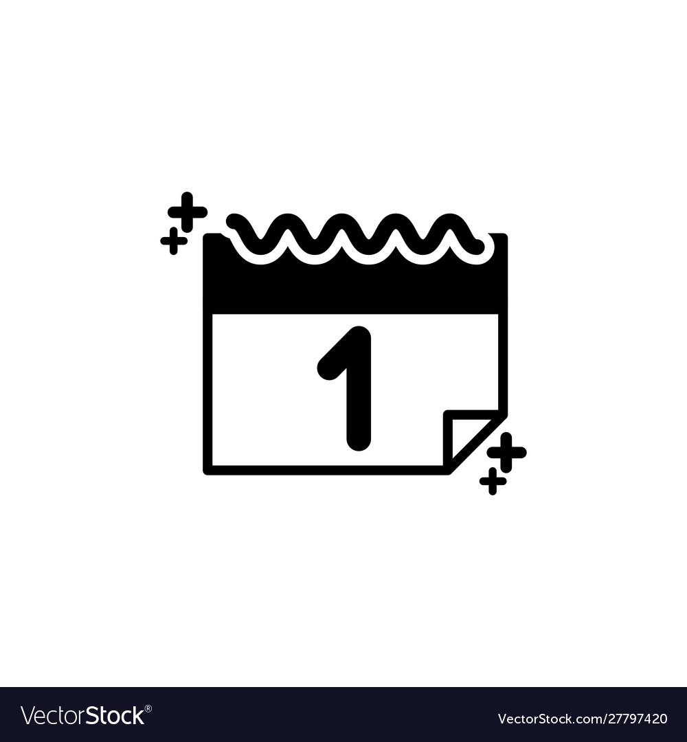 Isolated calendar icon line design