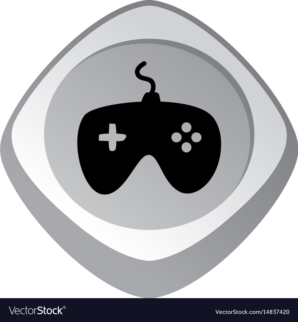 Joystick glossy color app icon button game asset