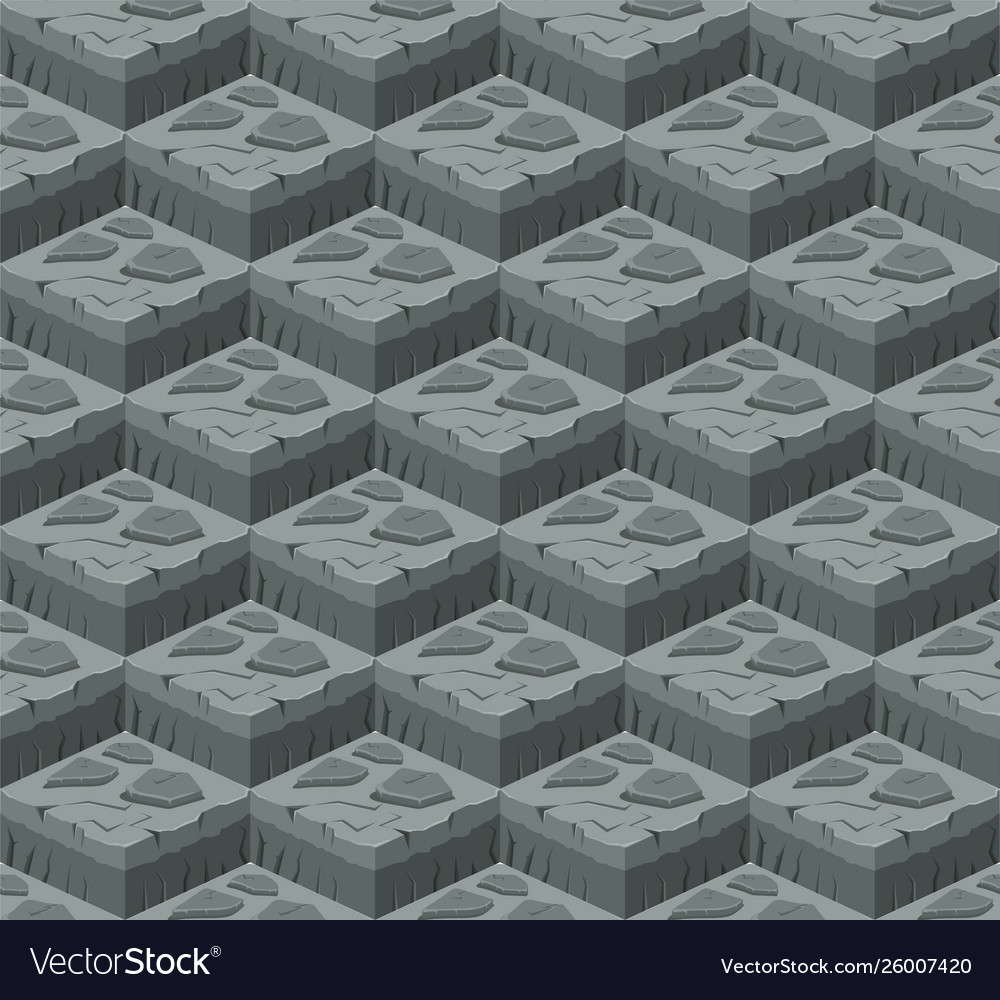 Soil layers isometric pattern