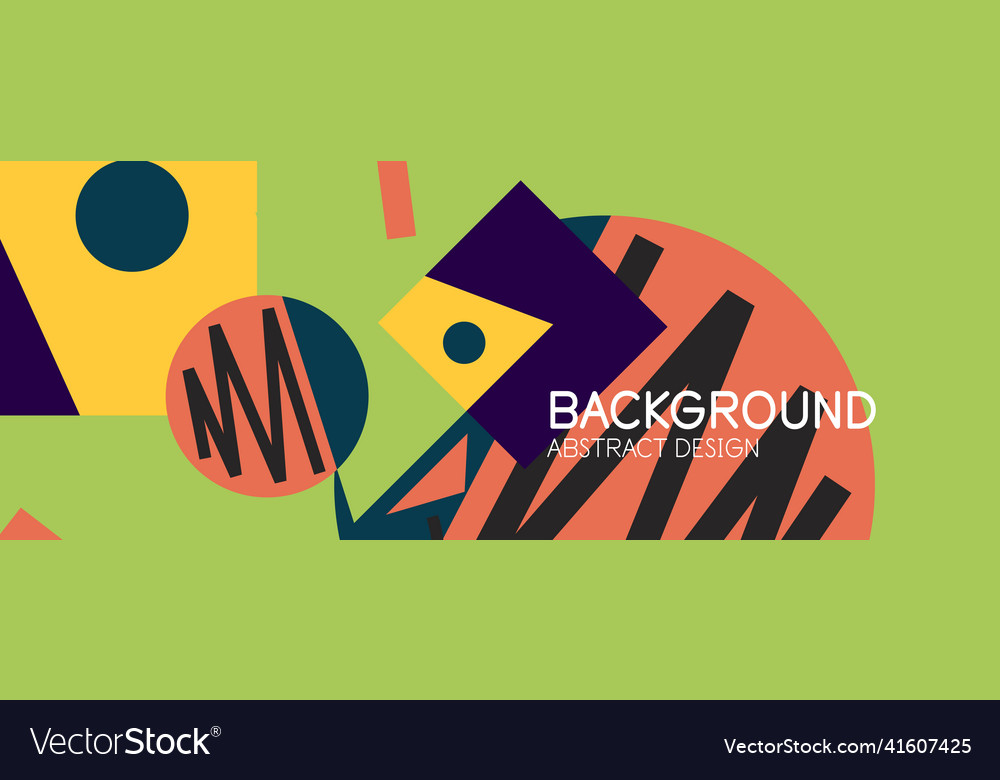 Abstract background with blocks lines geometric vector image Abstract background with blocks lines geometric