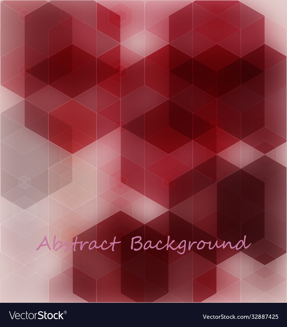 Background geometric shapes red mosaic pattern Vector Image Background geometric shapes red mosaic pattern