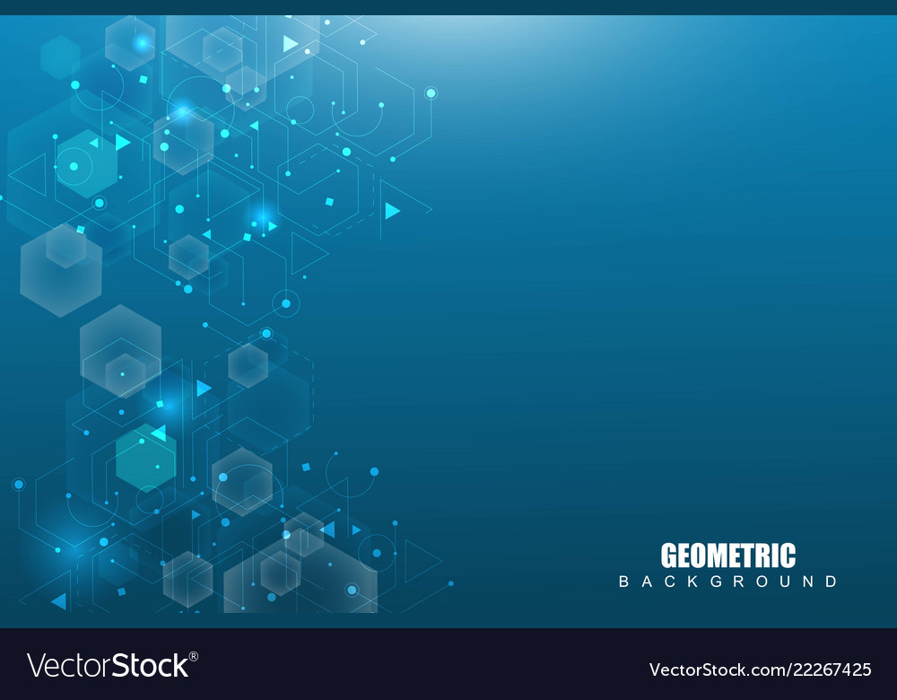 Big data visualization background modern vector image Big data visualization background modern