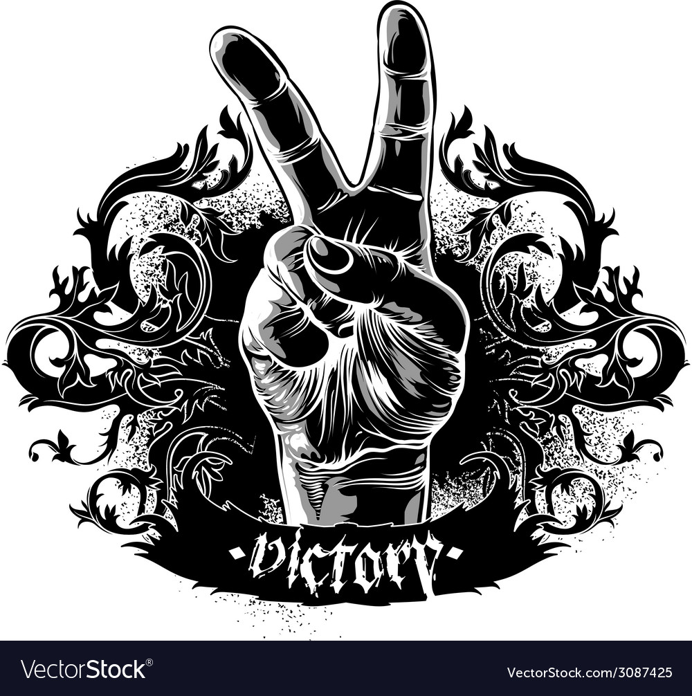 Decorative symbol of victory