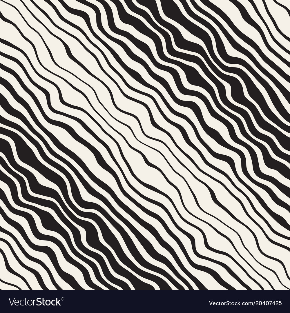 Diagonal Wavy Stripe Pattern